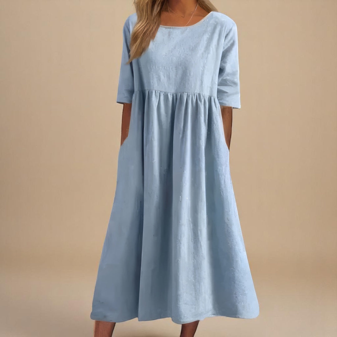 MIRANDA - Classic Mid Sleeve Dress