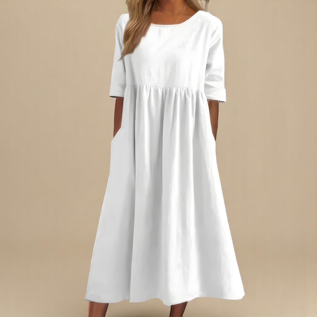 MIRANDA - Classic Mid Sleeve Dress