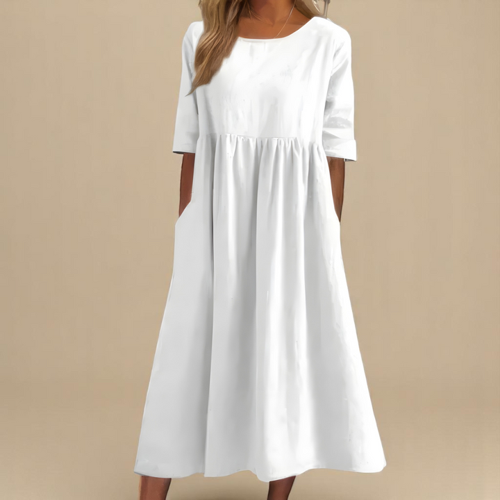 MIRANDA - Classic Mid Sleeve Dress
