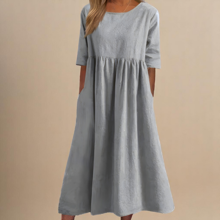 MIRANDA - Classic Mid Sleeve Dress