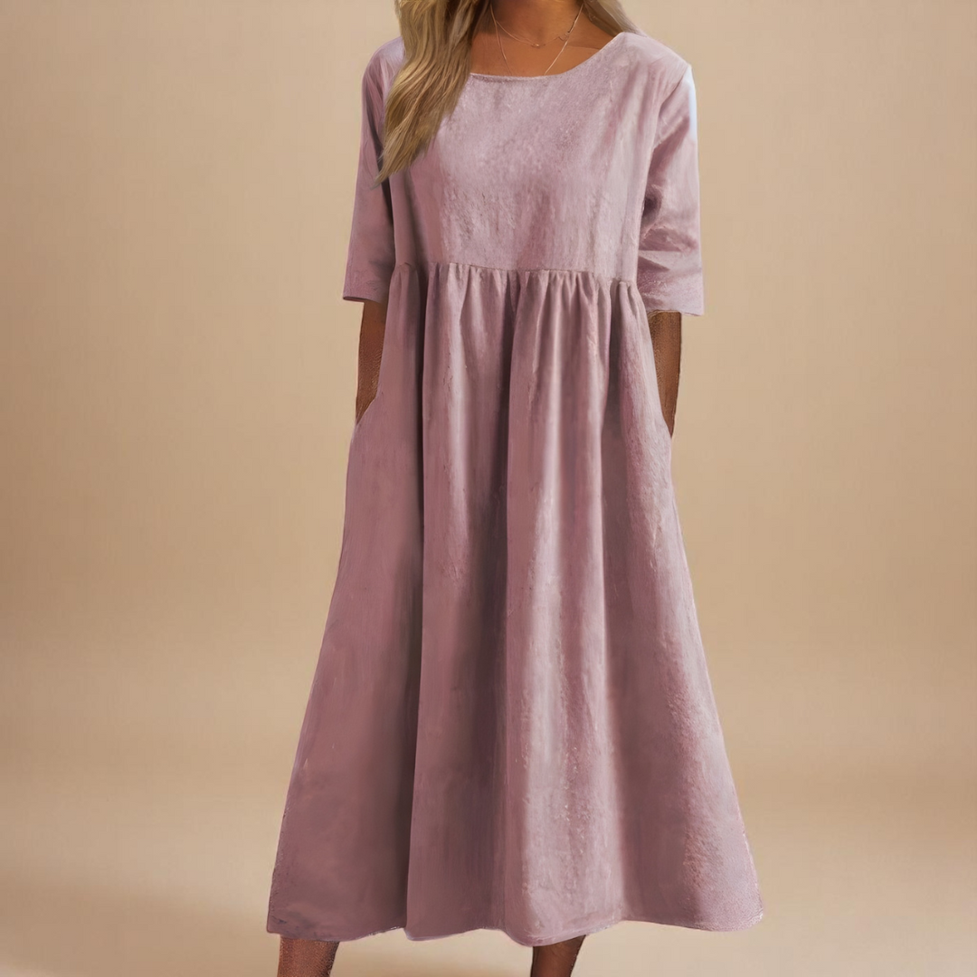 MIRANDA - Classic Mid Sleeve Dress