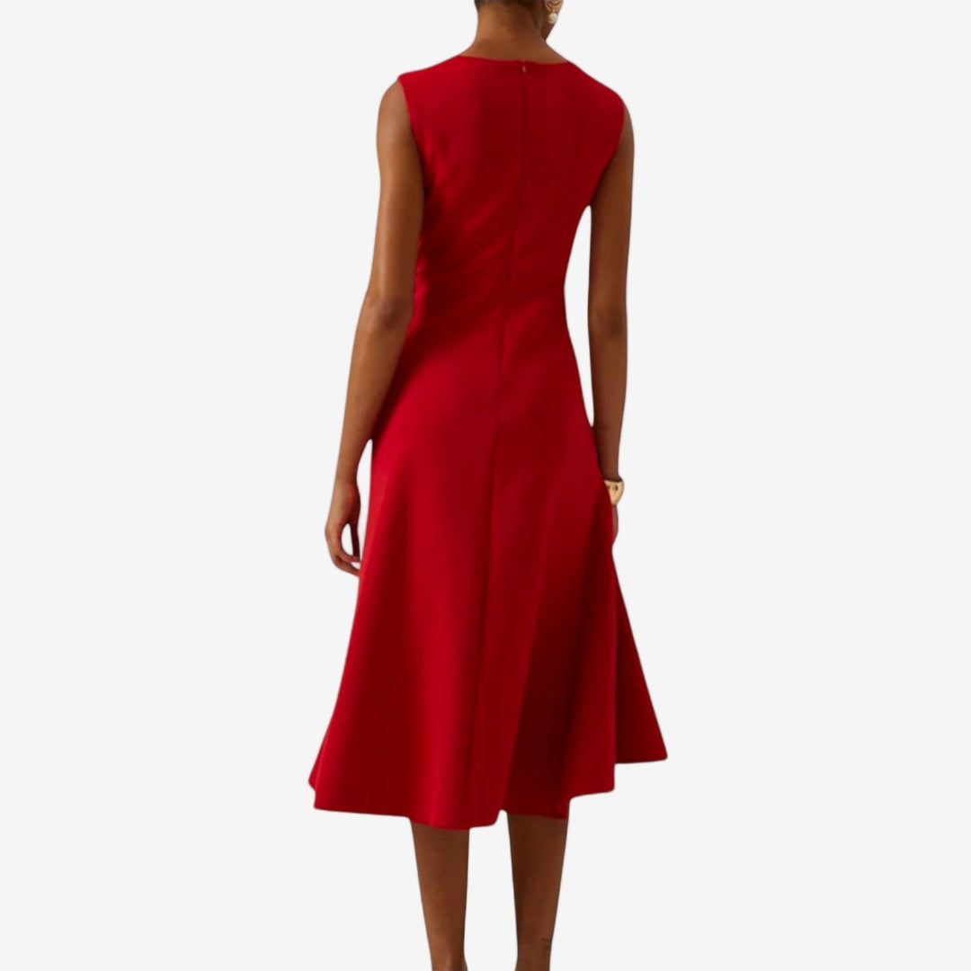 ELIANA - Elegant and Flowing Asymmetrical Midi Dress