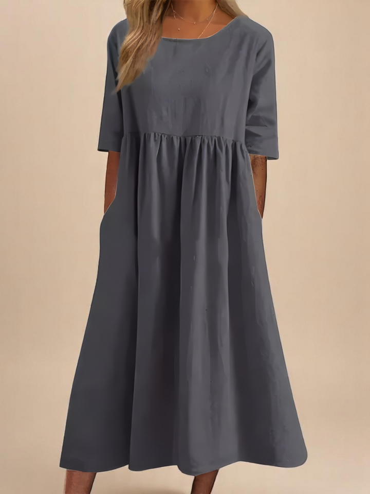 MIRANDA - Classic Mid Sleeve Dress