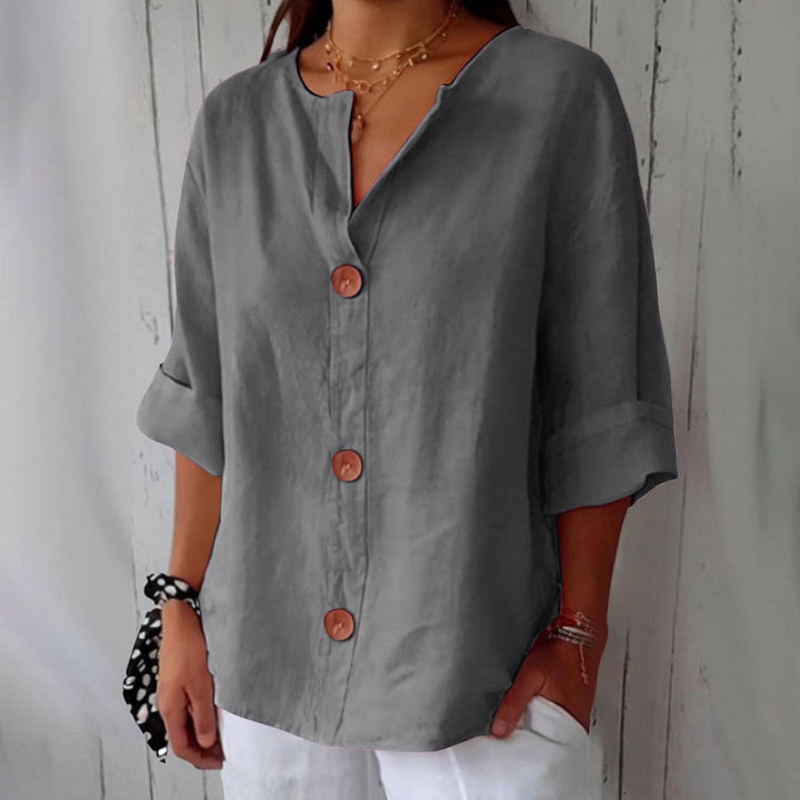 Hazel - Loose-fitting Summer Blouse