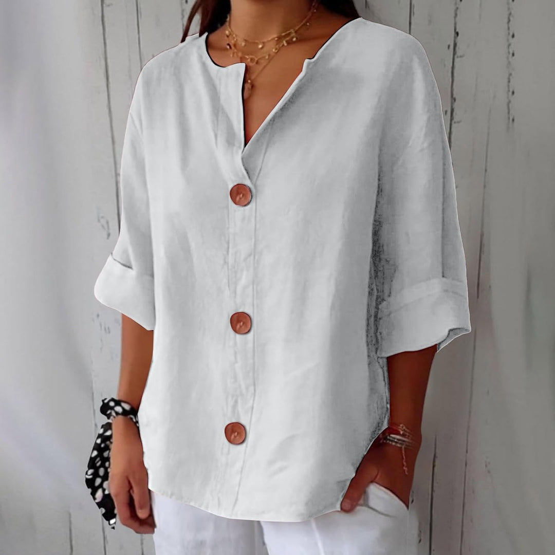 Hazel - Loose-fitting Summer Blouse