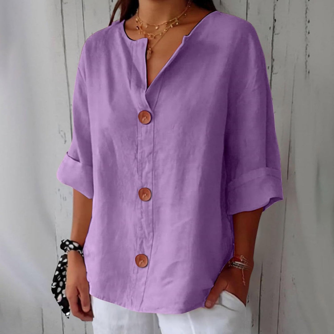 Hazel - Loose-fitting Summer Blouse