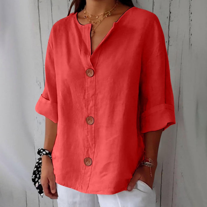 Hazel - Loose-fitting Summer Blouse