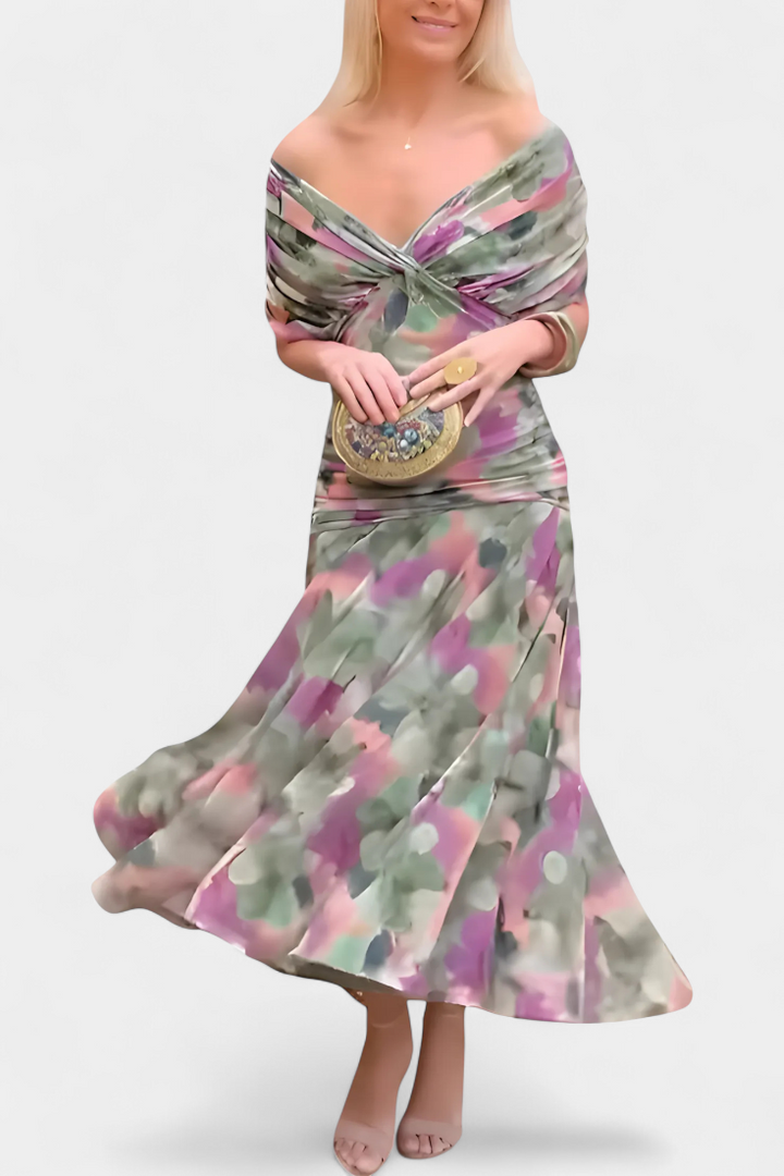 HELENA - Off Shoulder Maxi Dress