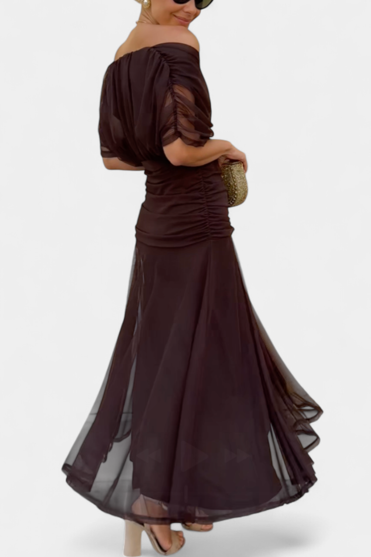 HELENA - Off Shoulder Maxi Dress