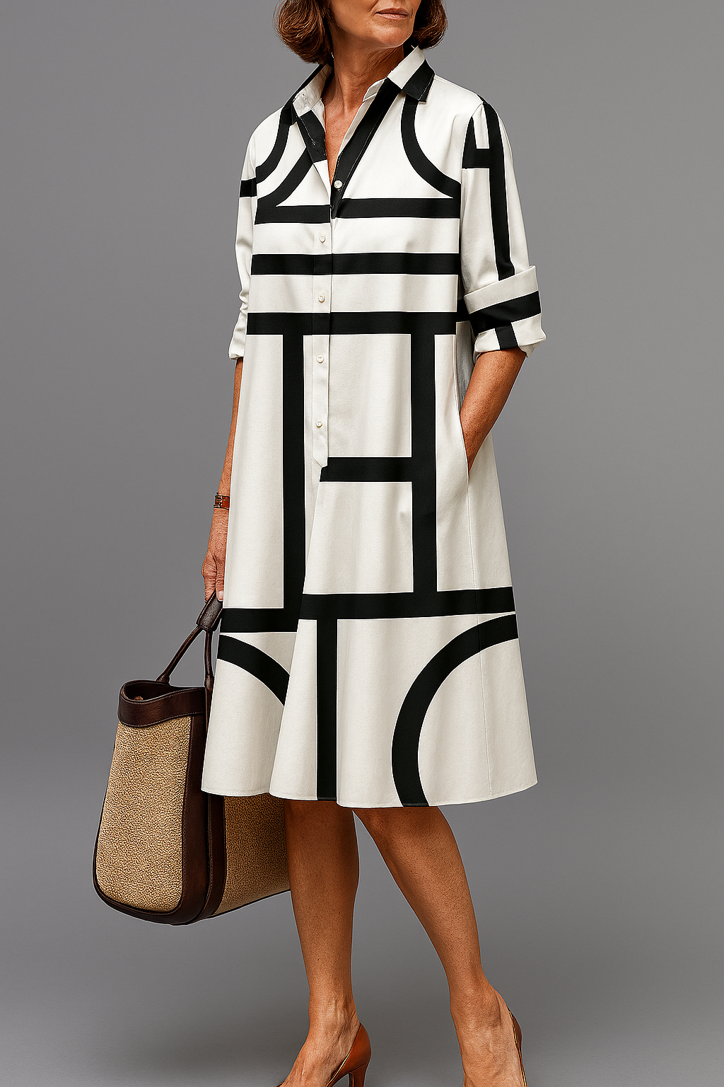 ELLIE - Stylish Midi Dress
