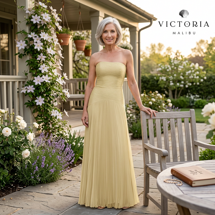 NENA - Elegant Wrap Maxi Dress