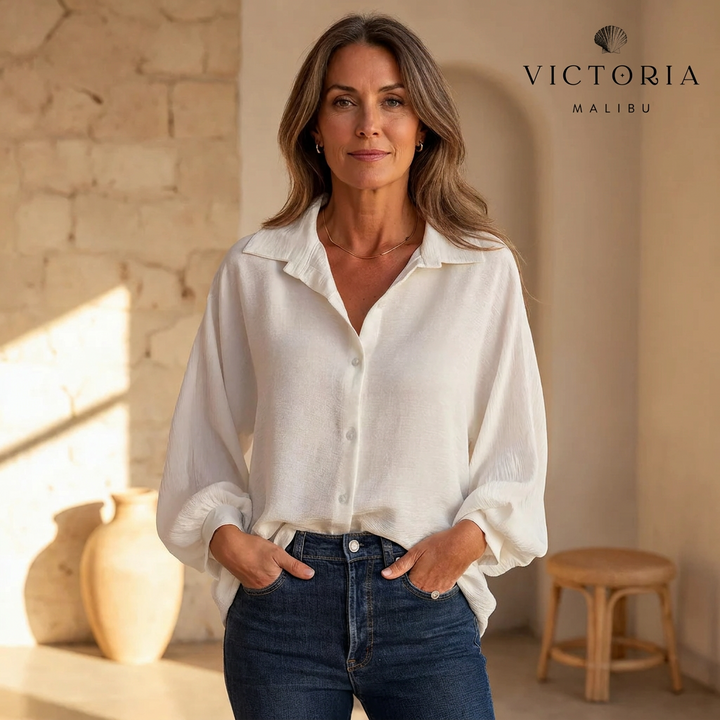 Isola - Elegant Button-Up Blouse