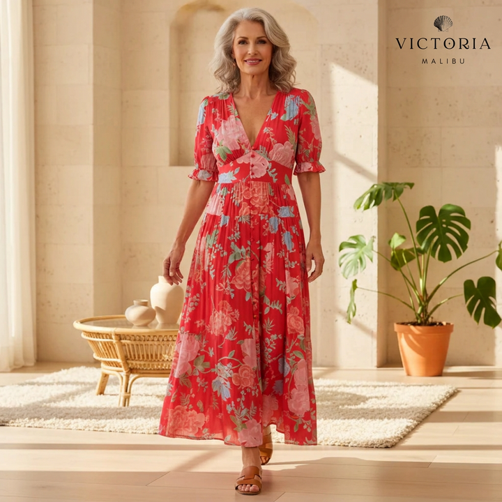 Floriana - Vibrant Floral Dress