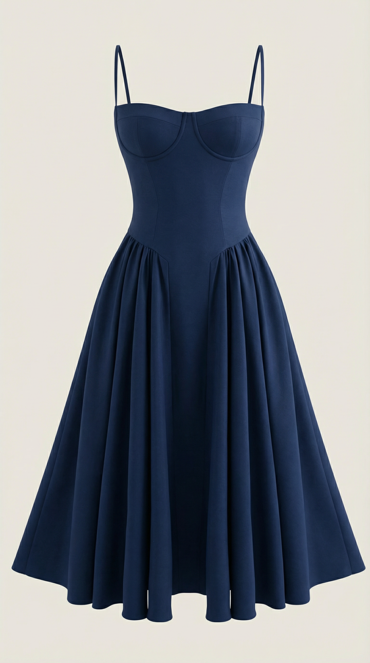 Lana Corset Midi Dress